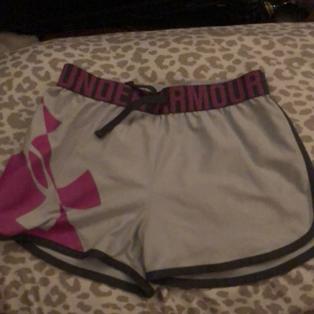 Under armor women’s athletic shorts.